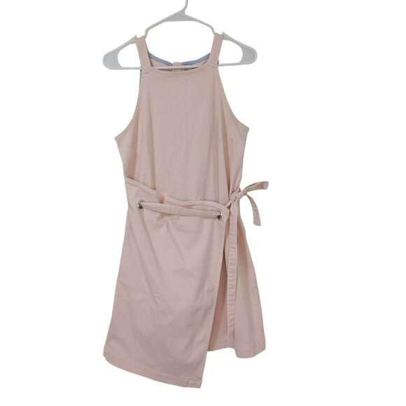 Anthropologie Holding Horses Dress Blush Pink Halter Women Side Tie Size 4 - Picture 2 of 10